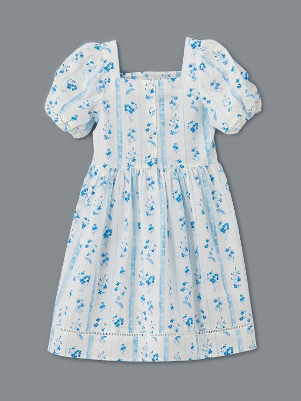 LCW Kids Ivory Floral Lace Dress for Girls
