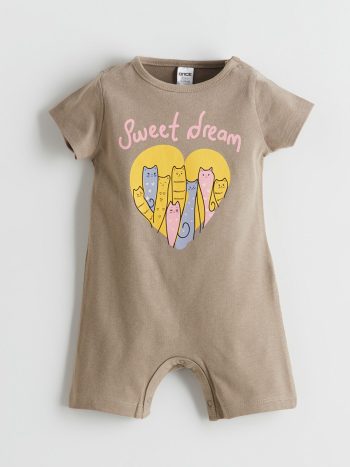 LCW ECO Haki Printed Baby Boys' Bodysuit