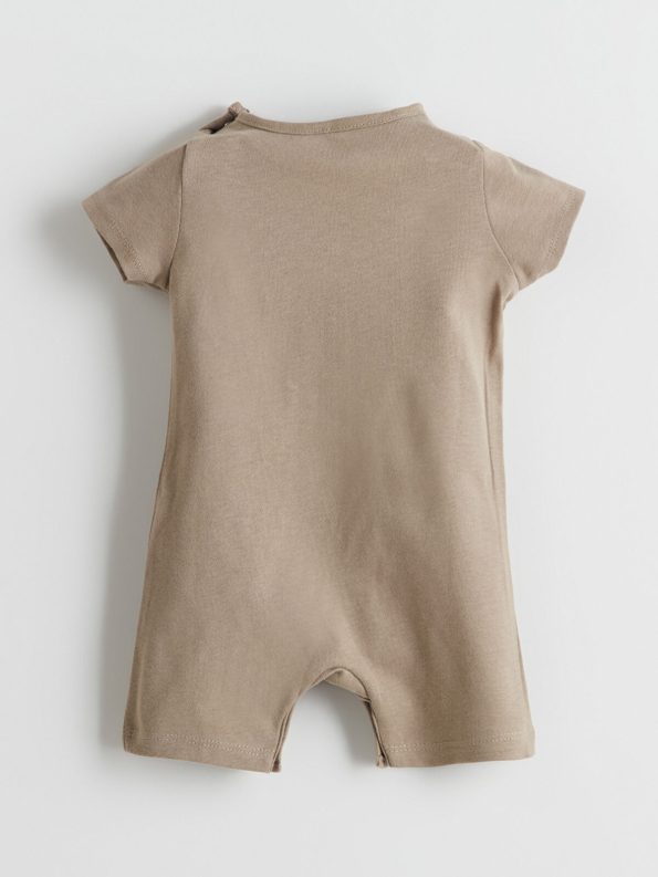 LCW ECO Haki Printed Baby Boys' Bodysuit