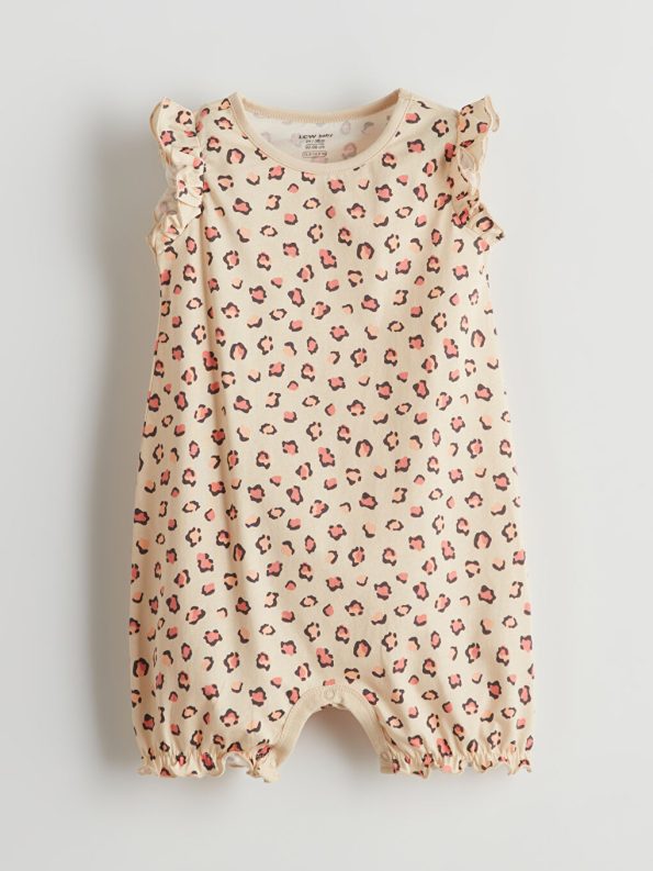 Floral Print Baby Girl Blouse and Shorts Set