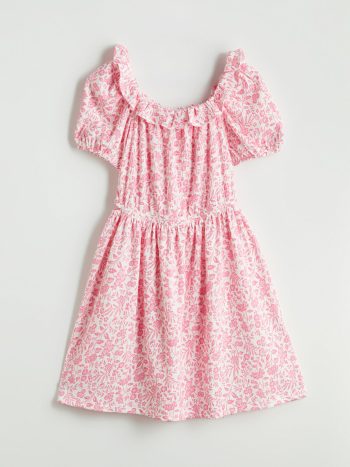 LCW Kids White Floral Girls Dress