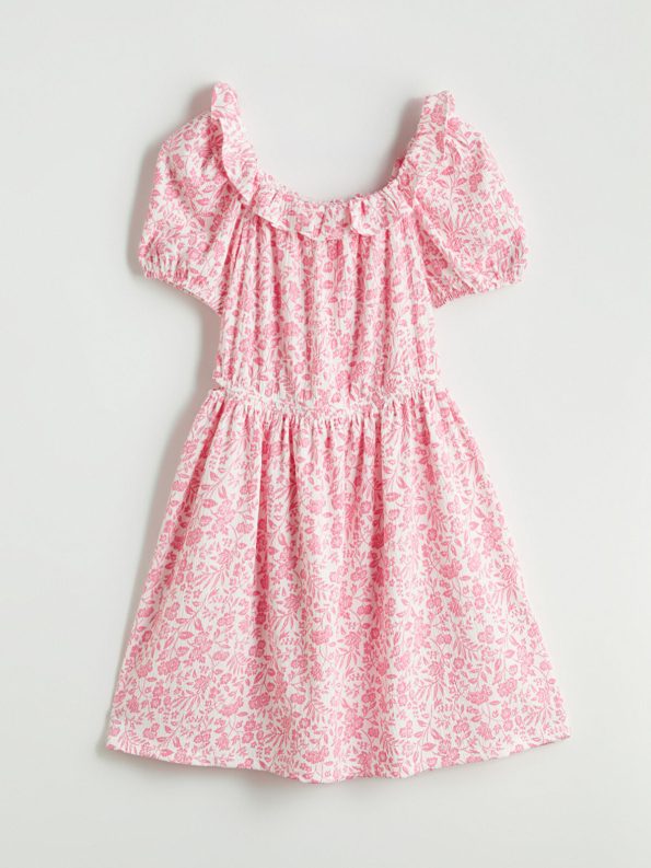 LCW Kids White Floral Girls Dress