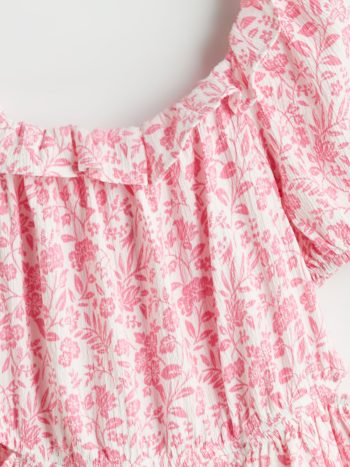 LCW Kids White Floral Girls Dress