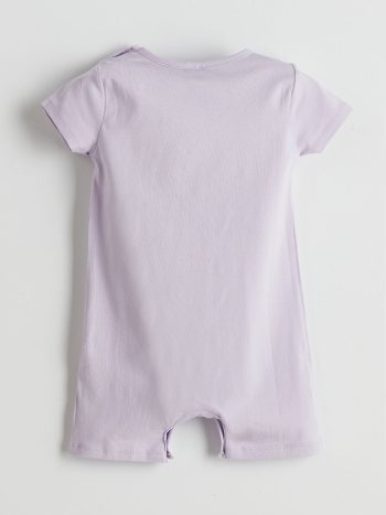 LCW ECO Lilac Printed Baby Girl Romper