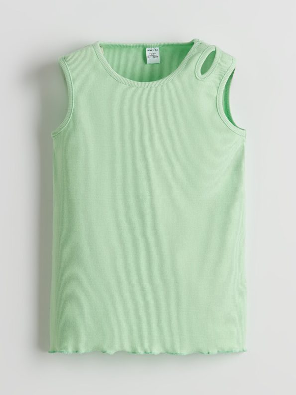 LCW ECO Green Girls' Sleeveless Top and Leggings Set