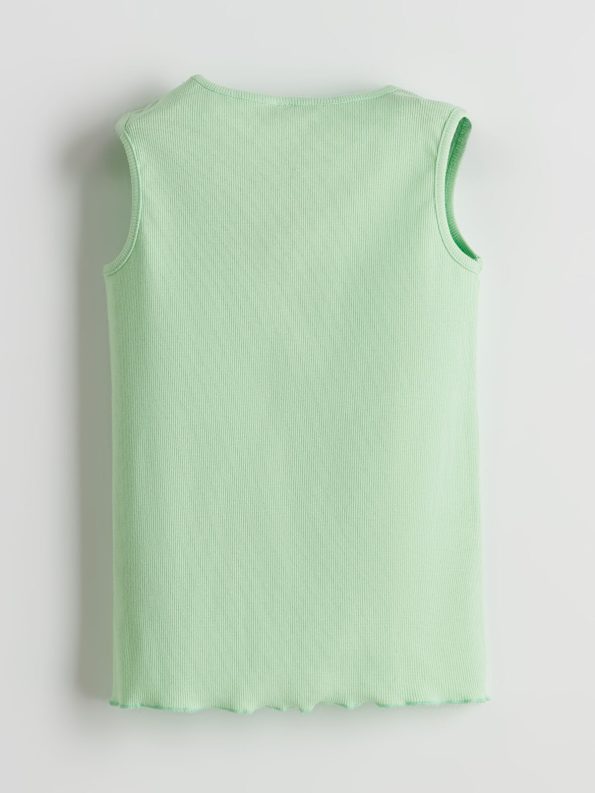 LCW ECO Green Girls' Sleeveless Top and Leggings Set