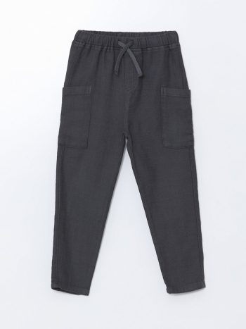 Belted Linen Boys' Pants