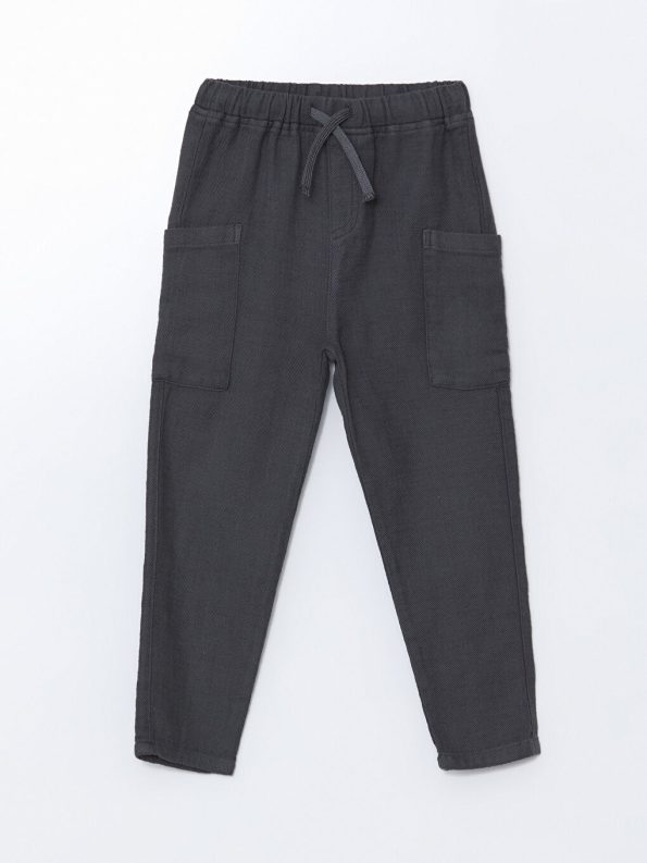Belted Linen Boys' Pants