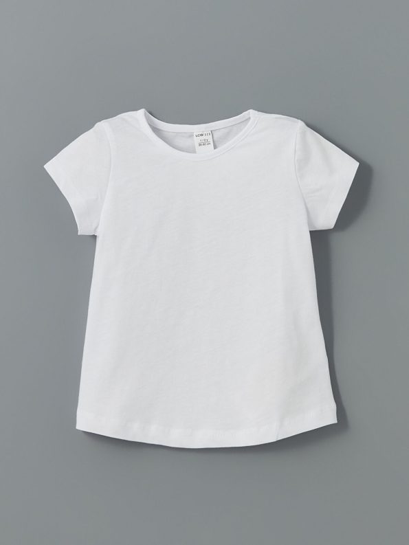 LCW ECO Green Basic Girls' T-Shirt and Leggings Set