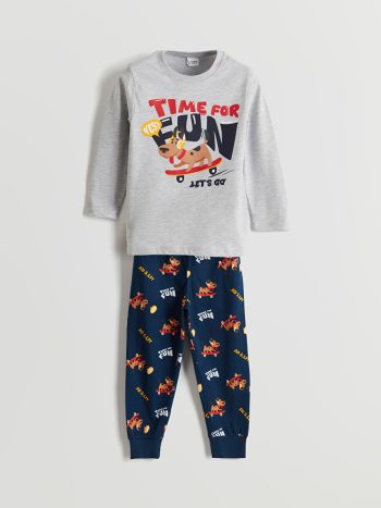Boys' Printed Crew Neck T-Shirt