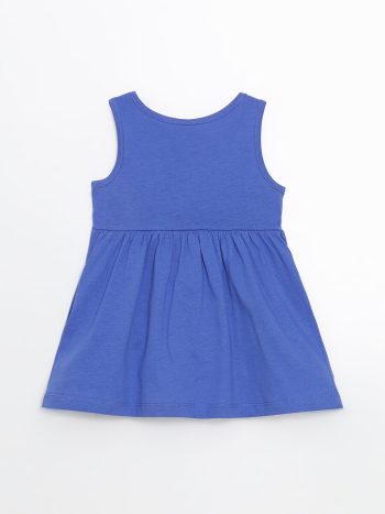 LCW ECO Lilac Printed Dress for Girls