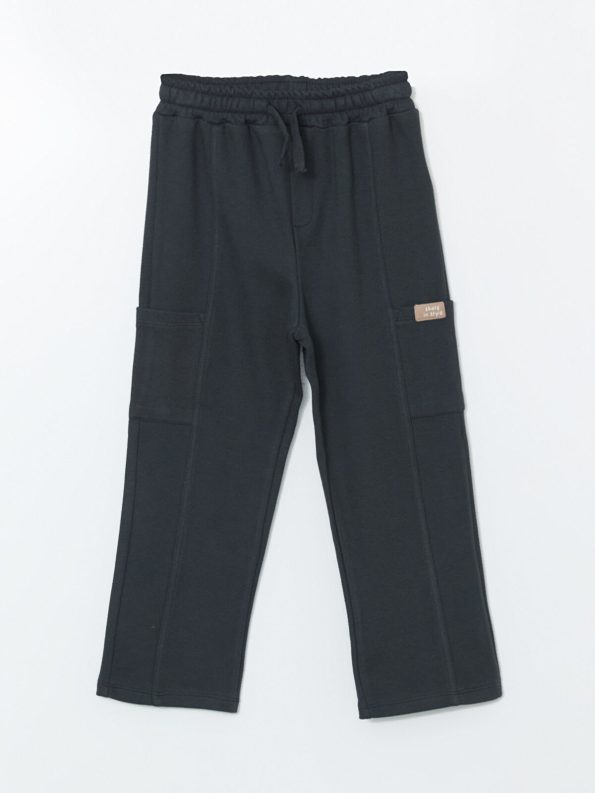 LCW Kids Charcoal Elastic Waist Jogger Pants for Boys