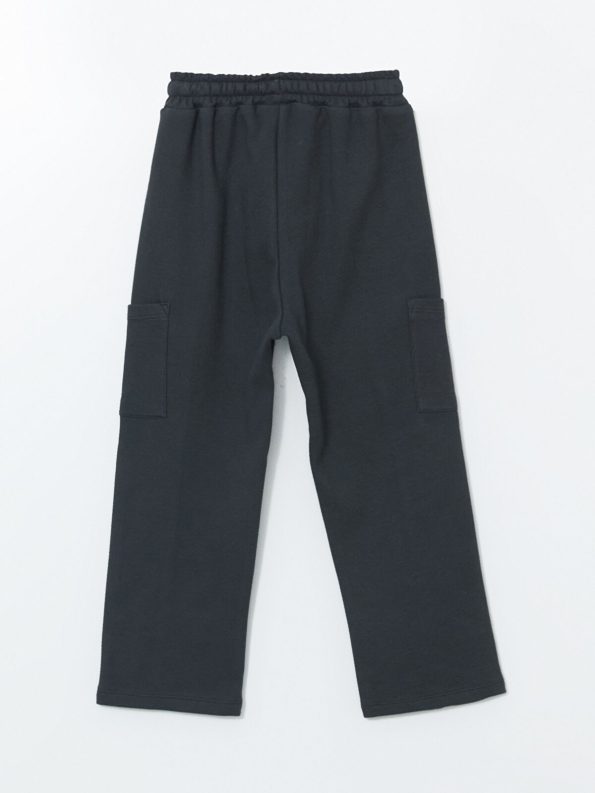 LCW Kids Charcoal Elastic Waist Jogger Pants for Boys