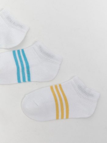 Striped Boys' Ankle Socks Set of 5