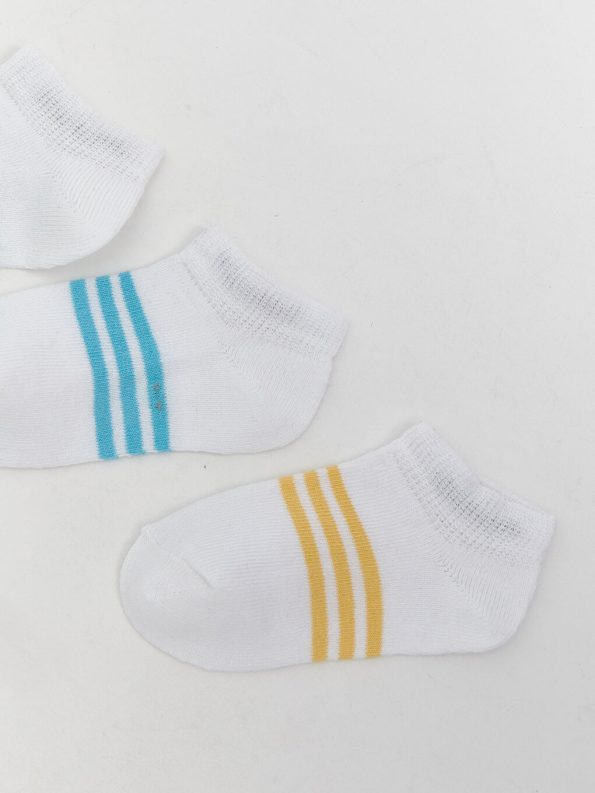 Striped Boys' Ankle Socks Set of 5