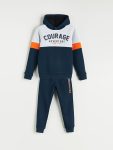 Hooded Beşiktaş Printed Boys Zip-Up Sweatshirt