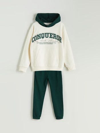 Boys' Thick Hoodie Tracksuit
