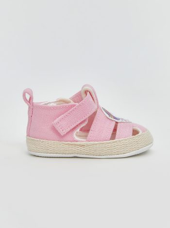 LCW STEPS Pink Velcro Baby Girl Sandals