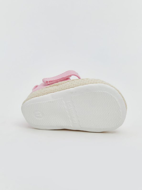 LCW STEPS Pink Velcro Baby Girl Sandals