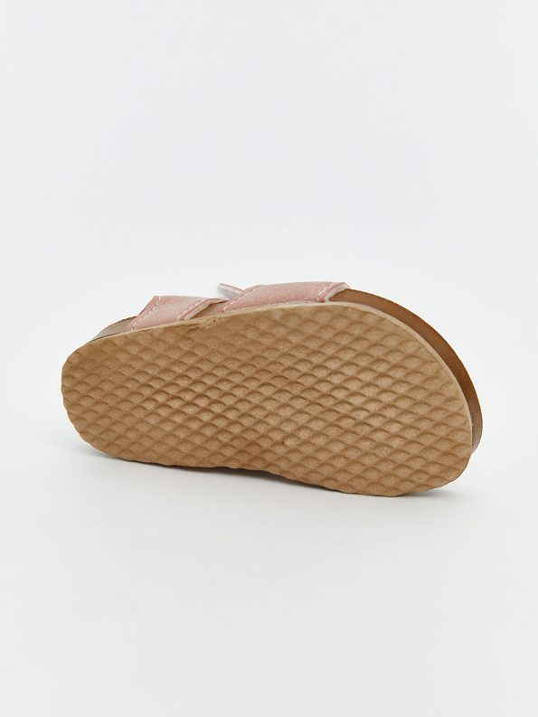 LCW STEPS Pink Velcro Baby Girl Sandals