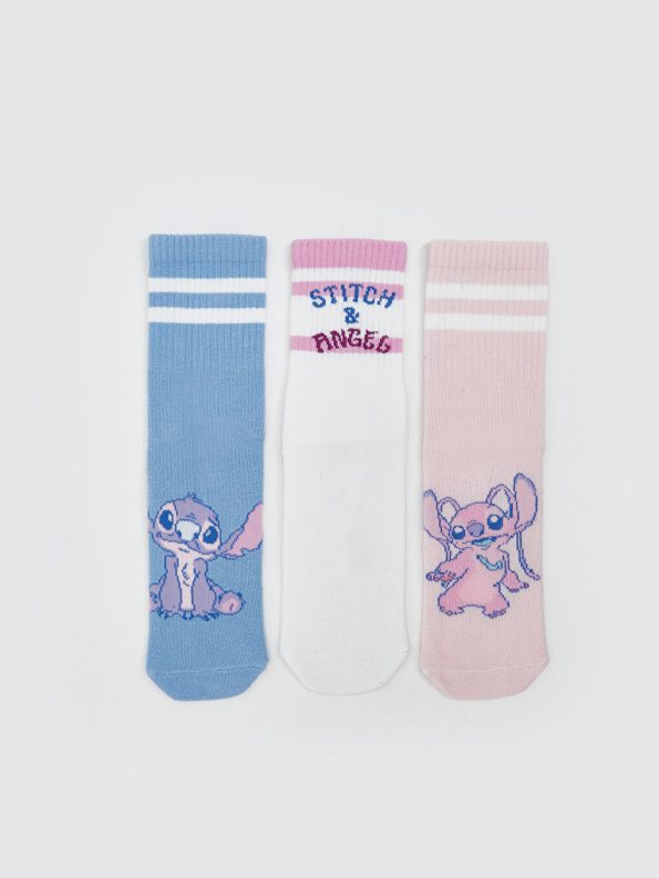 Kuromi Patterned Girls' Ankle Socks Set of 5