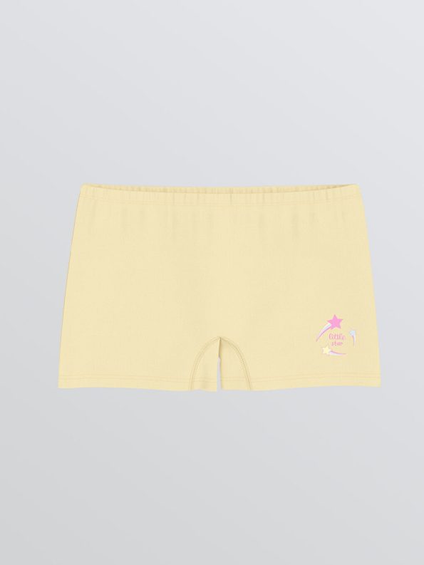 Printed Girl's Boxer Shorts Set of 3