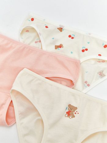 Kuromi Printed Girls' Underwear Set of 3