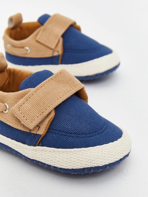 LCW STEPS Navy Velcro Baby Boy Pre-Walking Shoes