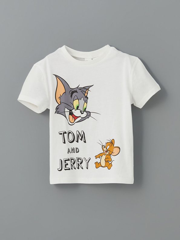 LCW Baby Tom and Jerry Printed Boys T-Shirt and Shorts Set