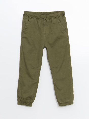 LCW Kids Haki Elastic Waist Boys Jogger Pants