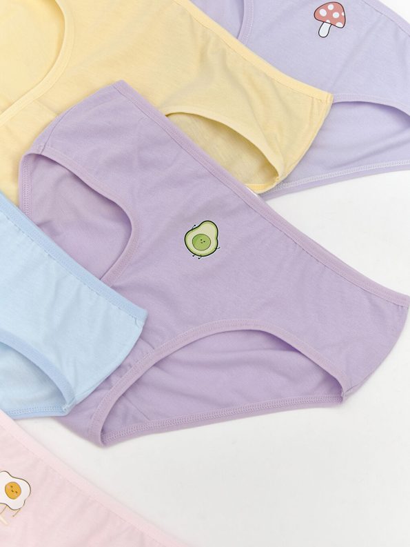Printed Girls' Boxer Shorts Set of 3