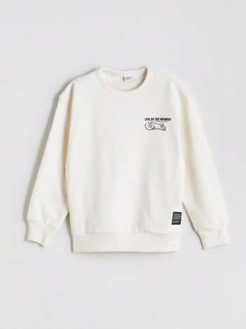 Boys' Stand Collar Sweatshirt