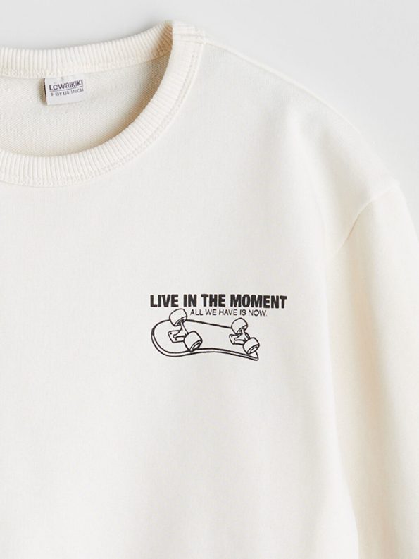 Boys' Stand Collar Sweatshirt