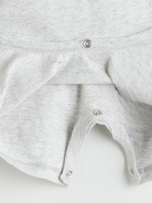 Boys' Ribbed Crew Neck Romper Set
