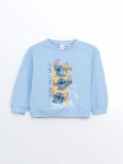 Embroidered Girls' Sweatshirt and Leggings Set