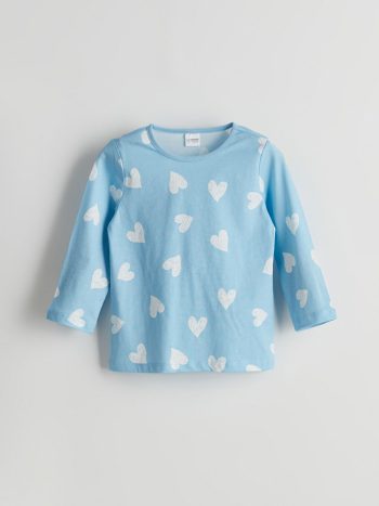 Girls' Crew Neck Knitted Cardigan