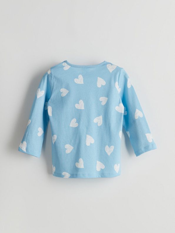 Girls' Crew Neck Knitted Cardigan