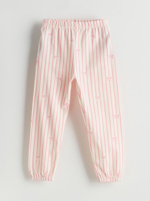 Baby Collar Girl's Shirt and Pants Set