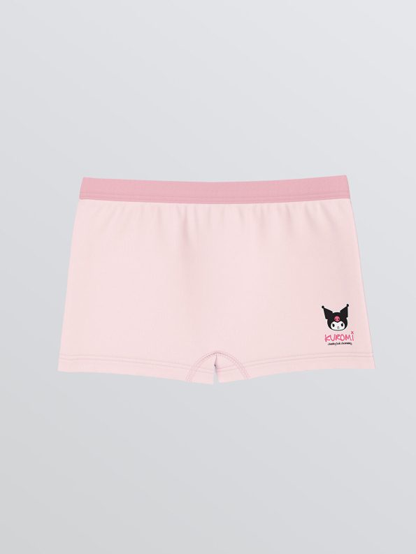 LCW Kids Pink Kuromi Printed Girls' Boxer Set (3-Pack)