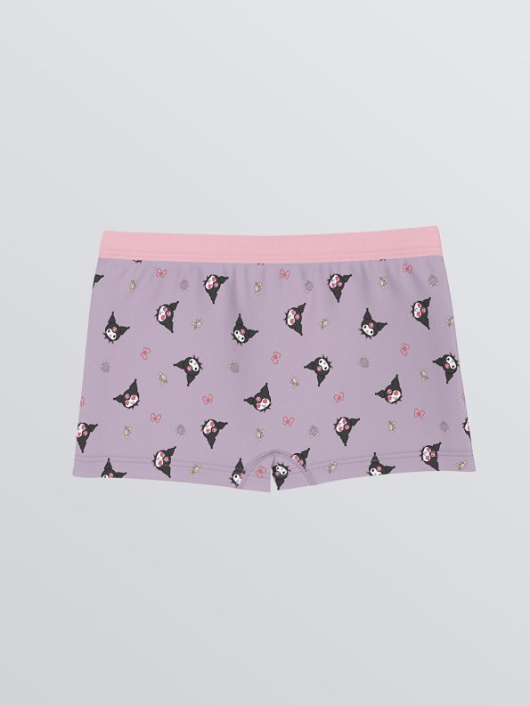 LCW Kids Pink Kuromi Printed Girls' Boxer Set (3-Pack)