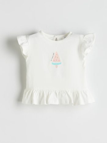 LCW Baby Ecru Basic 3-Piece Set for Girls