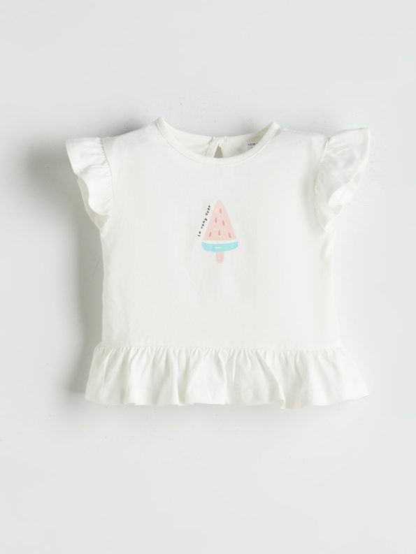 LCW Baby Ecru Basic 3-Piece Set for Girls