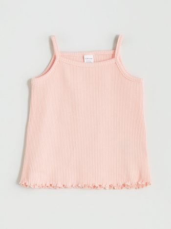 LCW Baby Pink Ribbon Detail Girl Baby Tank Top Set of 3