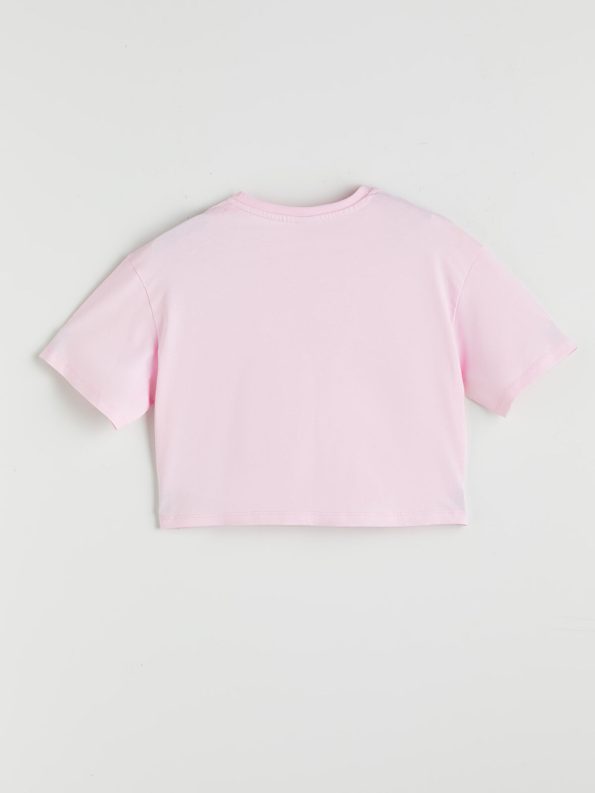 LCW Kids Pink Hello Kitty Graphic T-Shirt and Shorts Set
