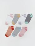 Patterned Girls' Ankle Socks Set of 3