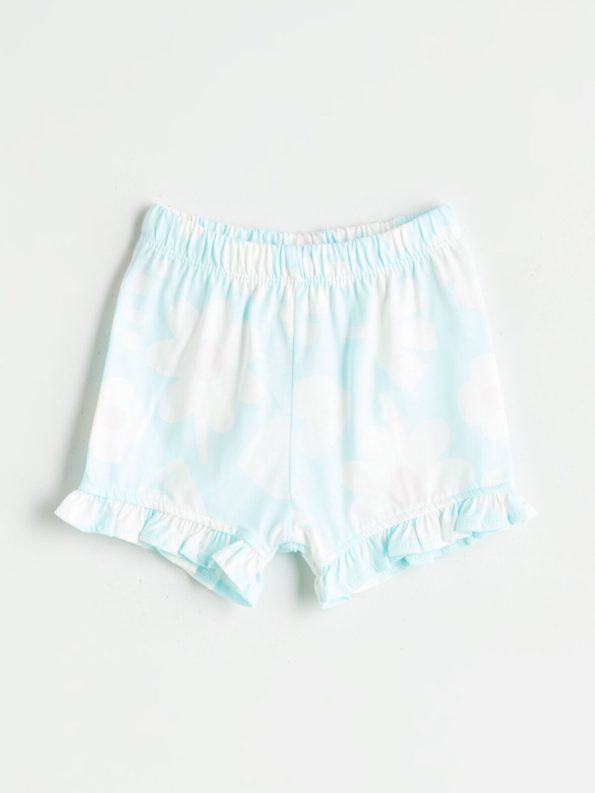 LCW Baby Floral Print Girls T-Shirt and Shorts Set