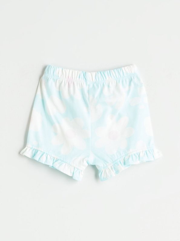 LCW Baby Floral Print Girls T-Shirt and Shorts Set