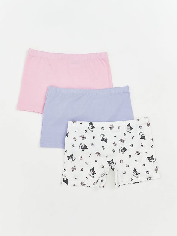 Printed Girls' Boxer Shorts