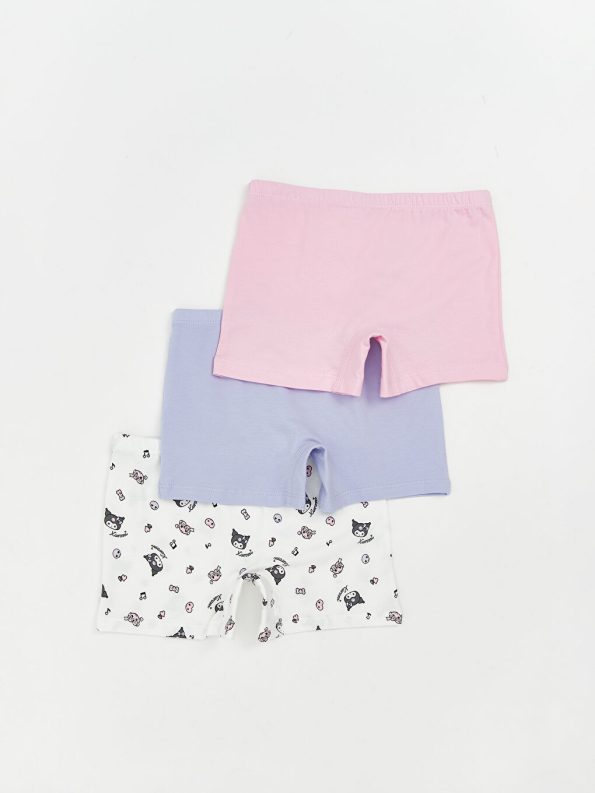 Printed Girls' Boxer Shorts