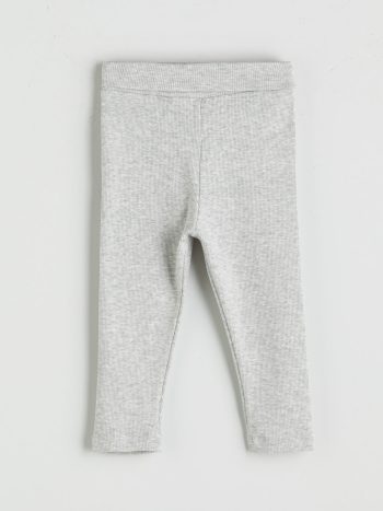 LCW Baby Gray Elastic Waist Pants for Boys